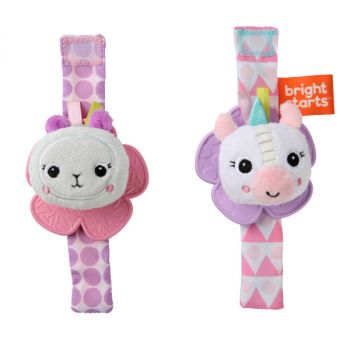 Wrist Rattle Teether Unicorn & Lama 