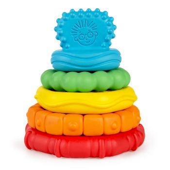 Stack & Teethe Multi-Textured Teether Toy