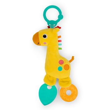 Bright Starts Safari Soother Rattle & Teether Toy 