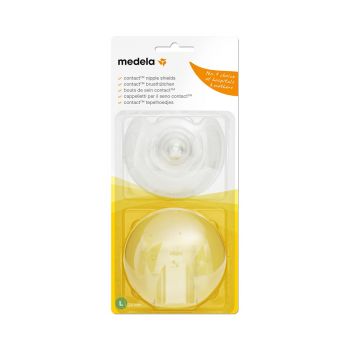 Contact Nipple Shields- L แผ่นยางซิลิโคนป้องกันหัวนม ขณะให้นม