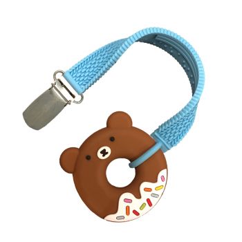 Mini Bear Teether & Strap Set