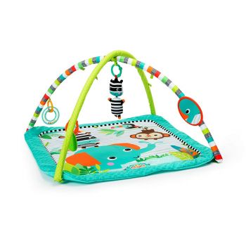 Zig Zag Safari Activity Gym and Play Mat with Take-Along Toys