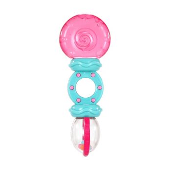 Rattle & Teethe Teether Toy Pink