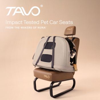 Tavo Pet Protection System Crispin L Merle คาร์ซีทสำหรับเดินทางสำหรับสัตว์เลี้ยง