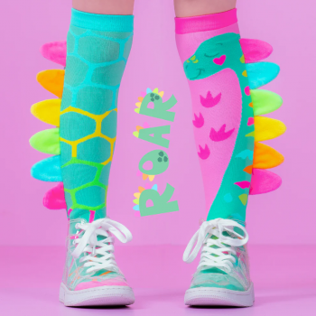 Madmia Pink Roar Dino Socks