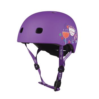 Helmet M - Floral Purple